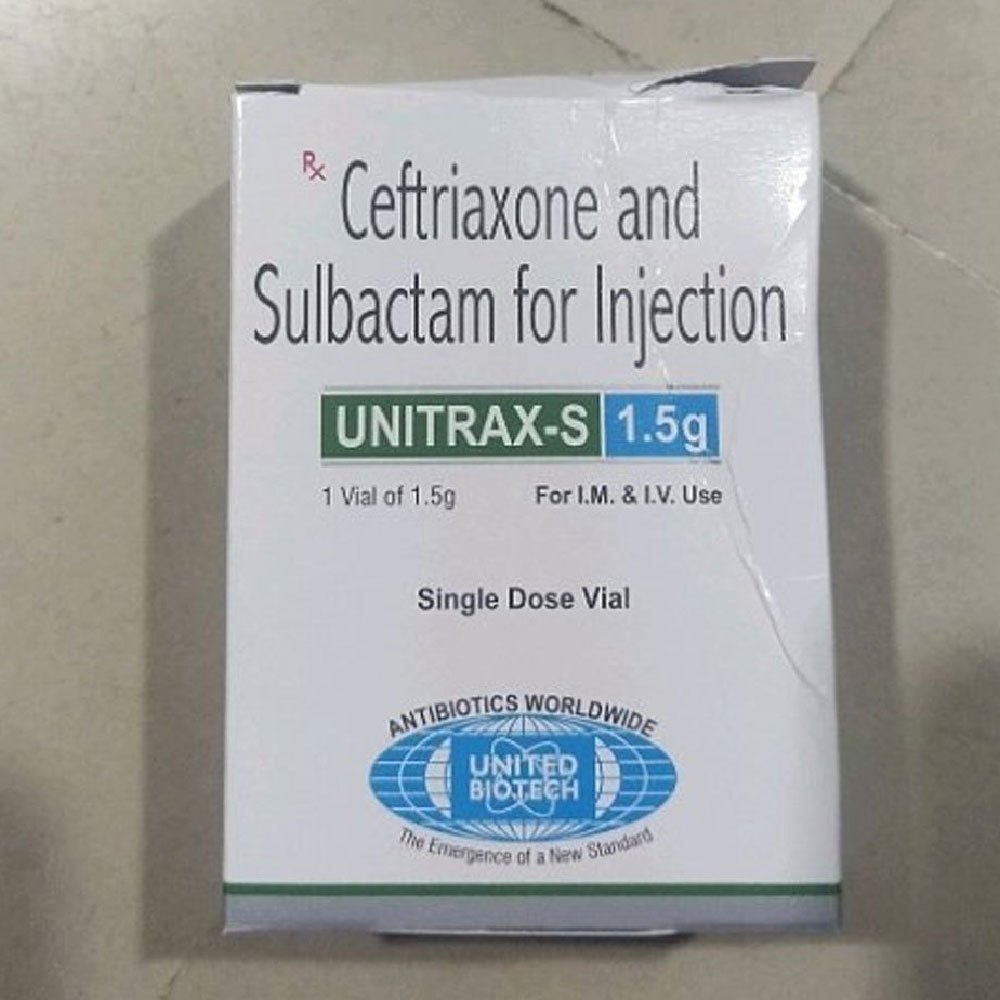 Unitrax S 1000 Mg 500 Mg Injection Jeevandip