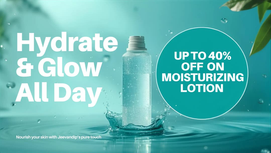 UP TO 40% OFF ON moisturizing lotion by Jeevandip