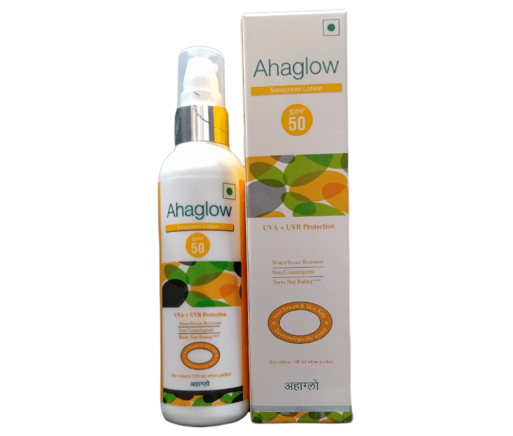 ahaglow sunscreen gel