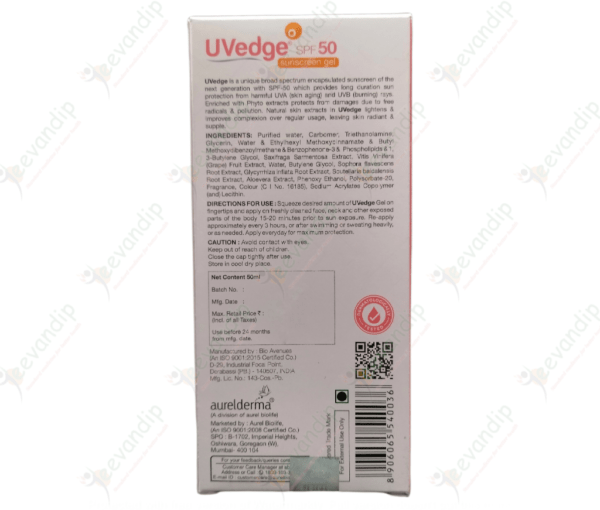 UVEDGE SPF50 GEL 1