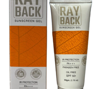 RayBack spf50 Sunscreen Lotion 50gm