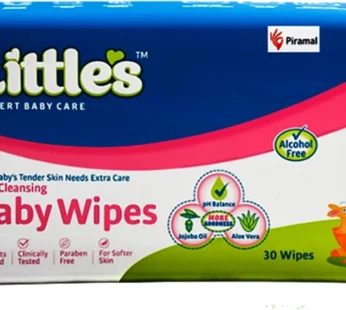 Little’S Soft Cleansing Baby Wipes With Aloe Vera Jojoba Oil And Vitamin E – 30 Wipes