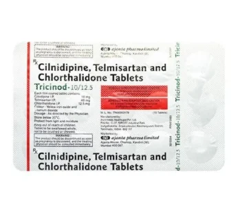 Tricinod 40 mg/5 mg/12.5 mg Tablet