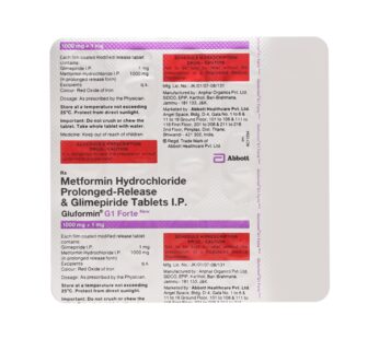 Gluformin G1 Forte Tablet