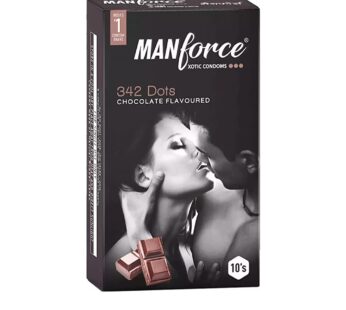 Manforce 342 Dots Chocolate Flavoured Xotic Condoms Pack Of 10