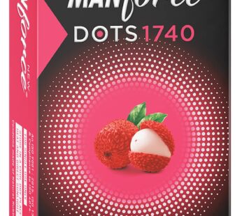 Manforce Dots 1740 Litchi Extra Dotted Premium Condoms Pack Of 10