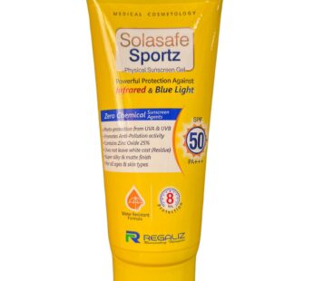 Solasafe Sportz Physical Sunscreen spf50 Gel 50gm