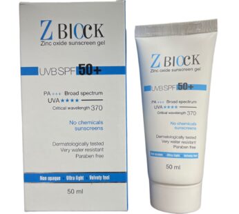 Z Block SPF50+ PA+++ Sunscreen Gel 50ml