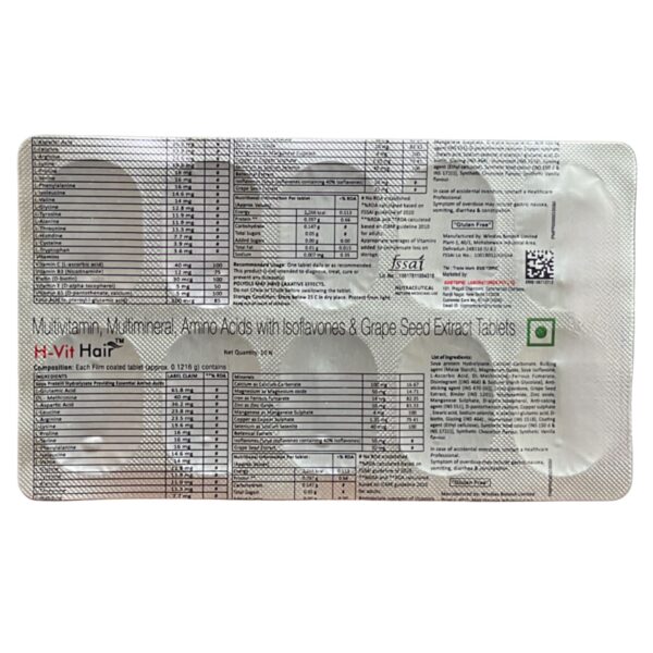 H Vit Hair Tablet - Image 2