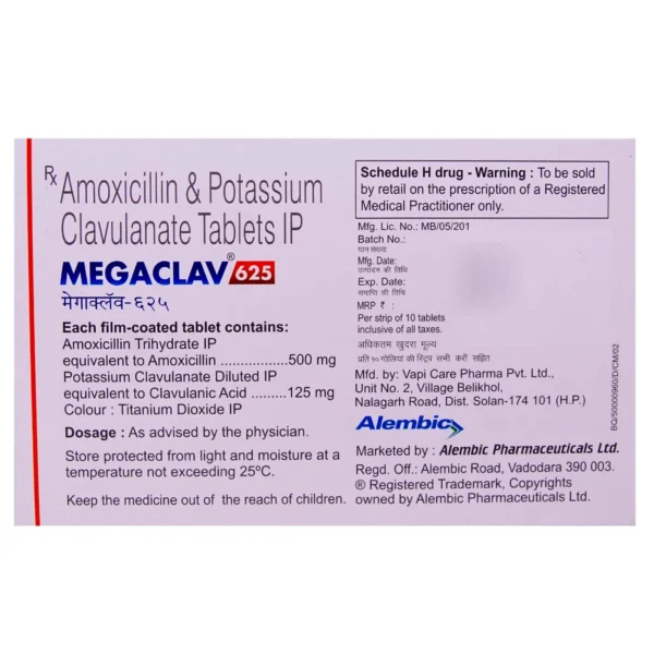 Megaclav 625 Tablet