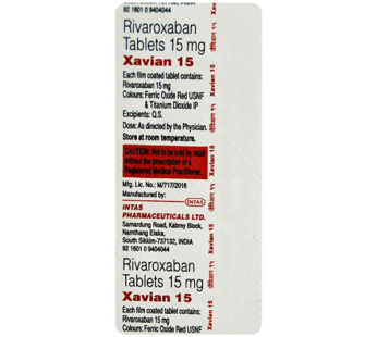 Xavian 15 Tablet