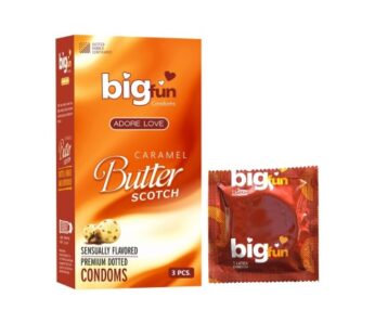 Bigfun Caramel Butter Scotch Flavored Condom 10 Pcs