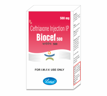 BIOCEF 500 INJECTION 10ml