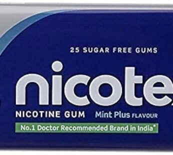 Nicotex MINT PLUS Nicotine Gums 2 mg, 9 Count