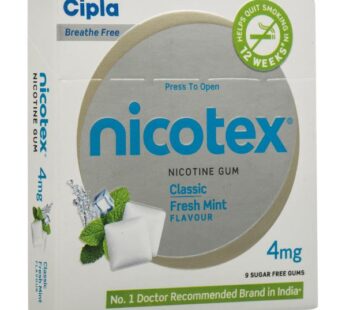 Nicotex FRESH MINT Nicotine Gums 4 mg