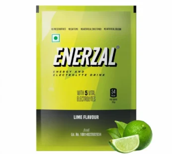 Enerzal Lime Flavour Energy Drink Powder 50 gm