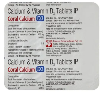 Coral Calcium D3 Tablet