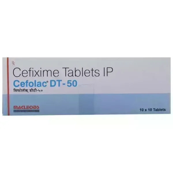 Cefolac DT 50 Tablet - Jeevandip