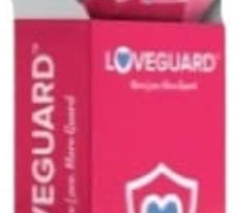 Loveguard 12 Pcs strawberry Flavoured Dotted Condom