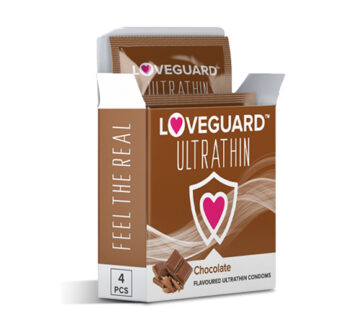 Loveguard Ultrathin Chocolate Flavoured Dotted Condoms 4pcs