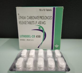 Lithodel 450mg Tablet CR