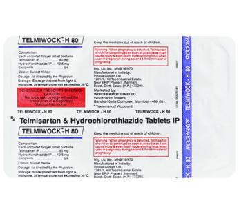 Telmiwock H 80 Tablet