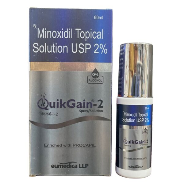 Quikgain 2% Solution 60ml