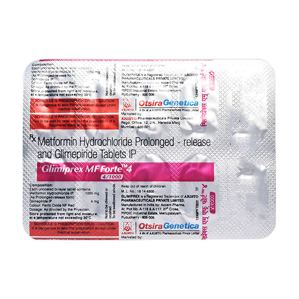 Glimiprex Mf Forte 4 Tablet - Jeevandip