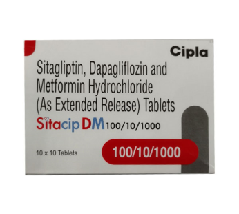 Sitacip Dm 100/10/1000 Tablet